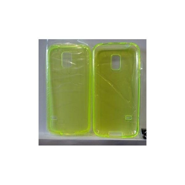 Gumenné puzdro zadné Samsung S5 mini G800, zelené