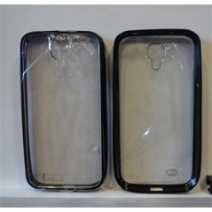 Silikonové puzdro TPU priesvitné, zadné Samsung S4 i9505, čierne