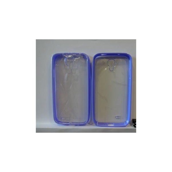 Silikonové puzdro TPU priesvitné, zadné Samsung S4 i9505, fialové