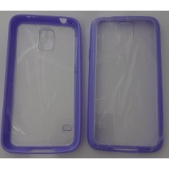 Silikonové puzdro TPU priesvitné, zadné Samsung S5 G900, fialové