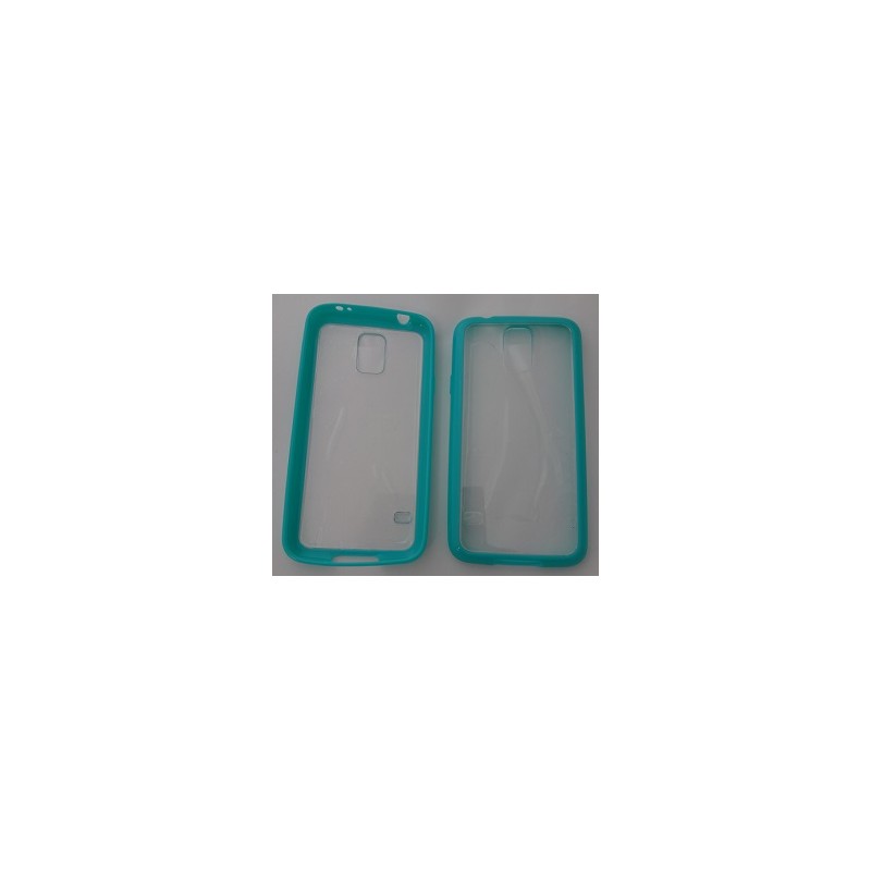 Silikonové puzdro TPU priesvitné, zadné Samsung S5 G900, modré
