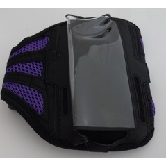 Púzdro na mobilný telefón športové Armband veľkosť 14cm fialová