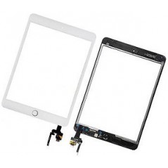 Dotyková plocha sklíčko Apple iPad mini 3 Tablet biela sú aj naletované konektory Flex bez home button