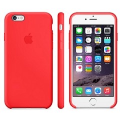 Apple iPhone X / XS silicone case červený