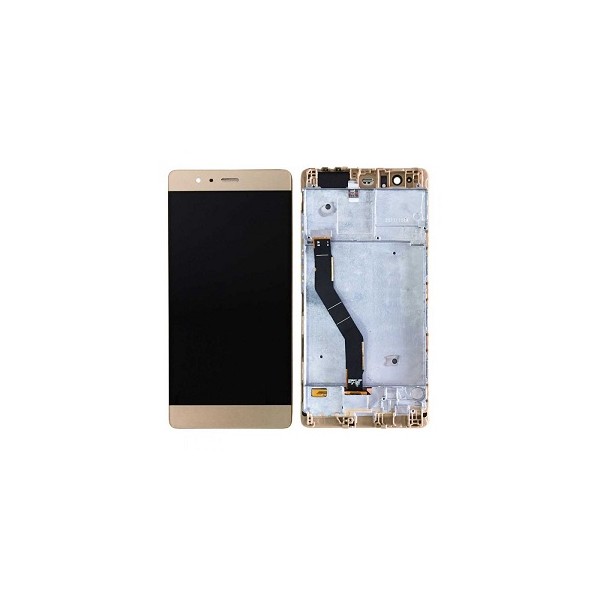 Huawei P9 Plus (VIE-L09) LCD displej + dotyková plocha + rám zlatý Originál