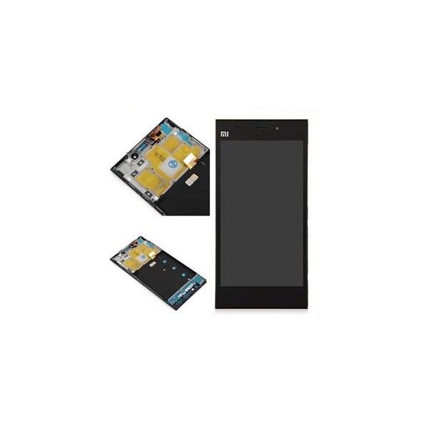 Xiaomi 3 LCD displej + dotyková plocha + rám čierny Originál