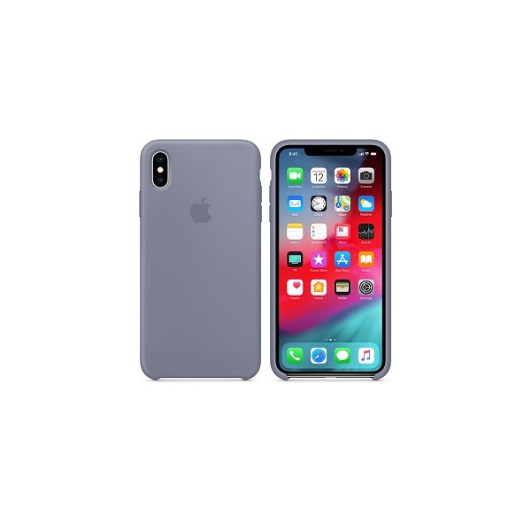 Apple iPhone XS Max silicone case Lavender Gray