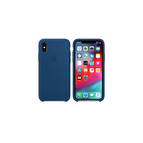 Apple iPhone XS Max silicone case Blue Horizon