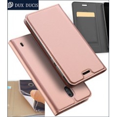 DUX DUCIS Original Book Flip Case Samsung Galaxy A720 A7 2017 Rose Gold Ružovo Zlatý