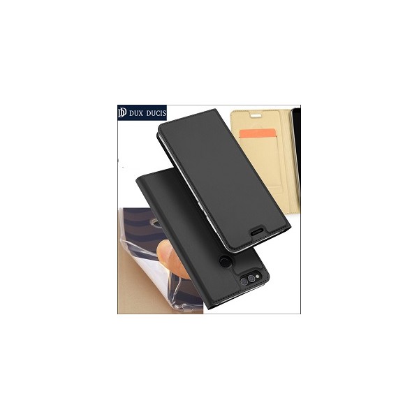 DUX DUCIS Original Book Flip Case Samsung Galaxy J730 J7 2017 Gray Čierny Sivý