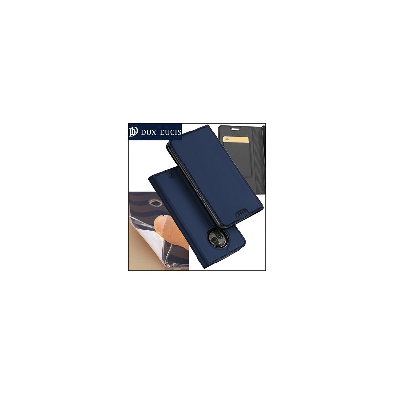 DUX DUCIS Original Book Flip Case Samsung Galaxy G965 S9 Plus Blue Modrý