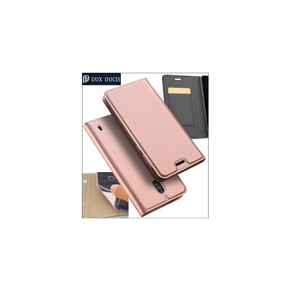 DUX DUCIS Original Book Flip Case Samsung Galaxy N950 Note 8 Rose Gold Ružovo Zlatý