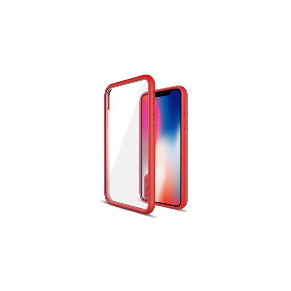 Bumper Case TPU Silikónové puzdro s pevným zadkom iPhone 7 Plus iPhone 8 Plus Red Červený