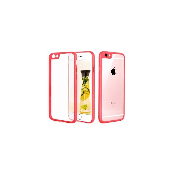 Bumper Case TPU Silikónové puzdro s pevným zadkom iPhone 7 Plus iPhone 8 Plus Rose Ružový