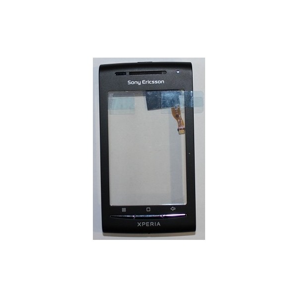 Kryt predný + dotykovka sklíčko Sony Ericsson X8 , E15i čierny originál