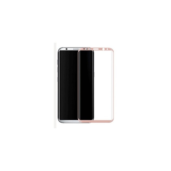 5D Premium Tvrdené sklo Full Cover typ A pre Samsung S8 + Plus G955, ružové