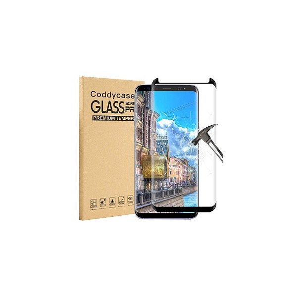 5D Premium Tvrdené sklo Full Cover typ B pre Samsung S8 + Plus G955, biele