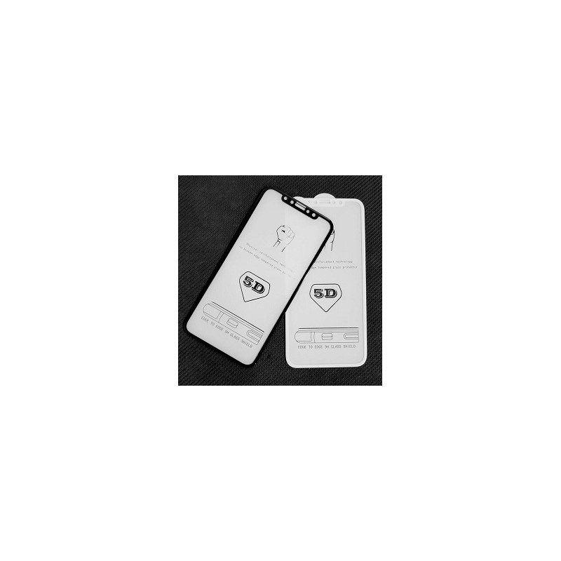 5D Premium Tvrdené sklo Full Cover pre iPhone 6 + Plus / 6S + Plus, čierna