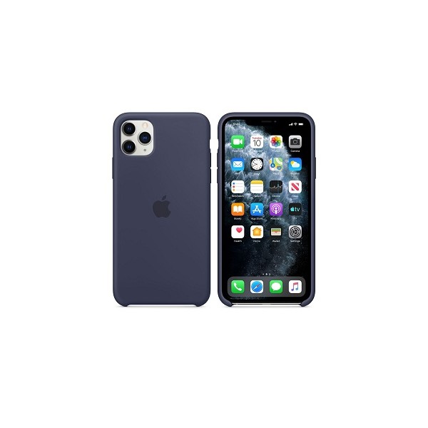Apple iPhone 11 Pro Max silicone case Midnight blue