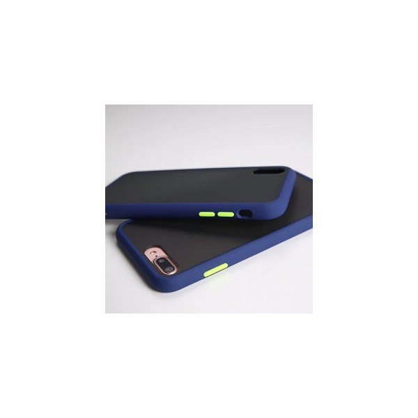 Apple iPhone XS Max puzdro Matte silicone case Dark Blue