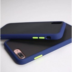 Apple iPhone XS Max puzdro Matte silicone case Dark Blue