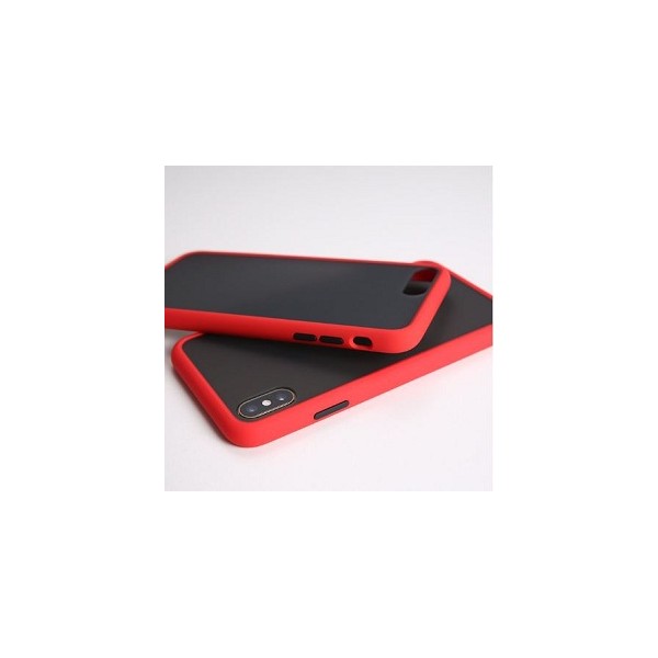 Apple iPhone XS Max puzdro Matte silicone case Red