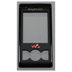 Kryt Sony Ericsson W595 predný, čierno-červený, originál